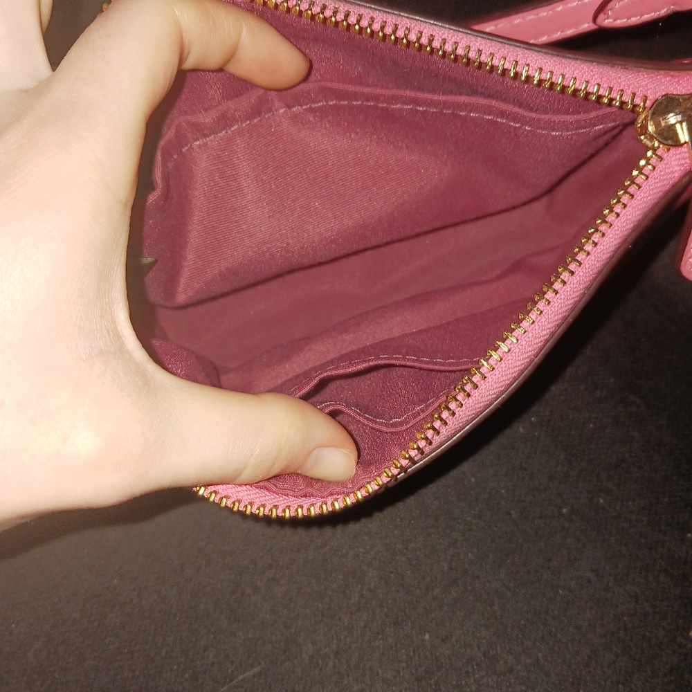 Pink coach purse